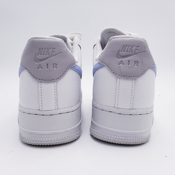 Nike Air Force 1 Low '07 Reflective Mini Swoosh Football Grey Size 8 With Box - Picture 3 of 11